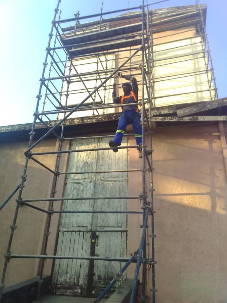 Scaffolding work